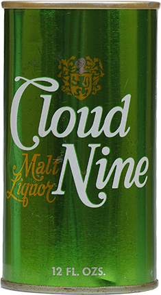 Cloud Nine Malt Liquor Pull Tab Can