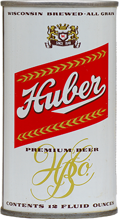 Huber Beer Pull Tab Can