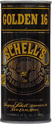 Schells Deer Brand Beer Pull Tab Can