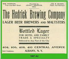 Hedrick Brewing Co., Albany, New York